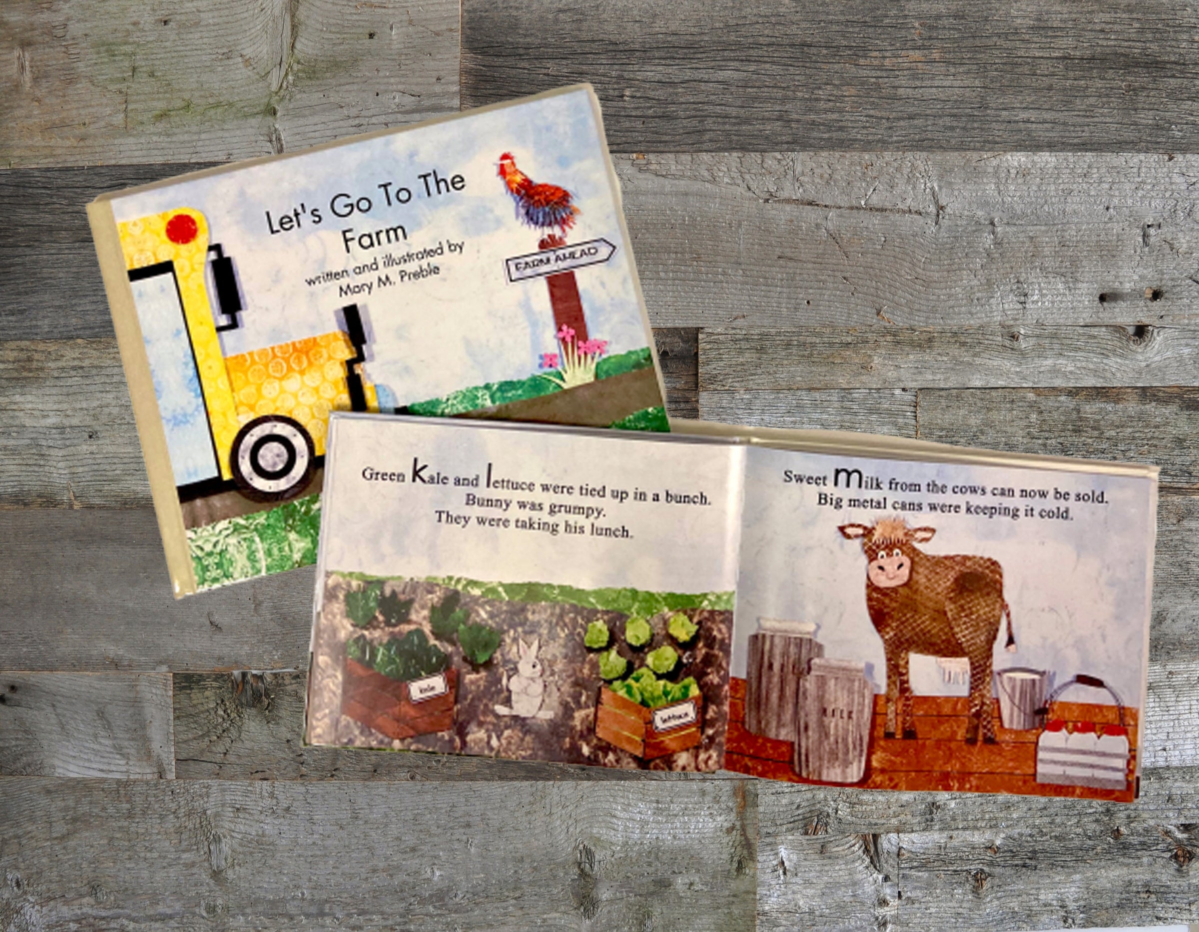 Let's go to outlet the farm book